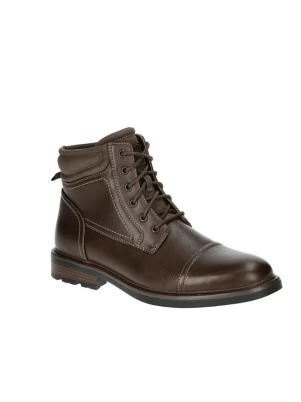 George Men's Faux Leather Lace Up Boots